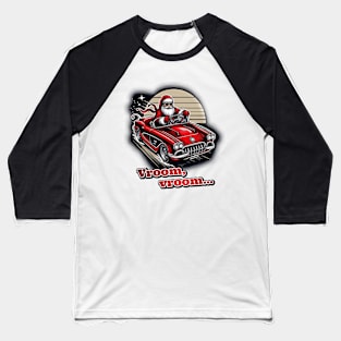 Santa Ride Baseball T-Shirt